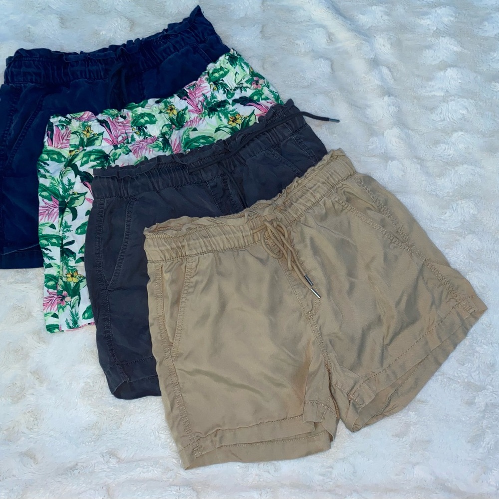 LOFT Women’s Size small Drawstring Shorts Bundle of 4